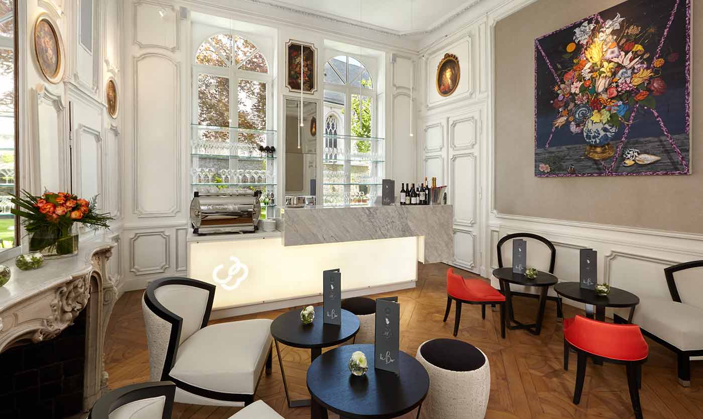 Mobilier de bar de l'hôtel Clarance à Lille