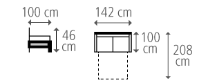 Dimensions du canapé Easy