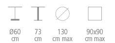 Table Nox 4431/AC dimensions