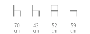 Dimensions Chauffeuse Yana - 1879